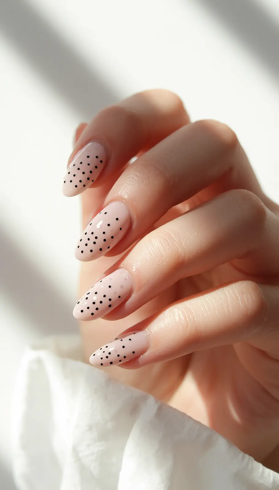 Minimalist Dot nail design