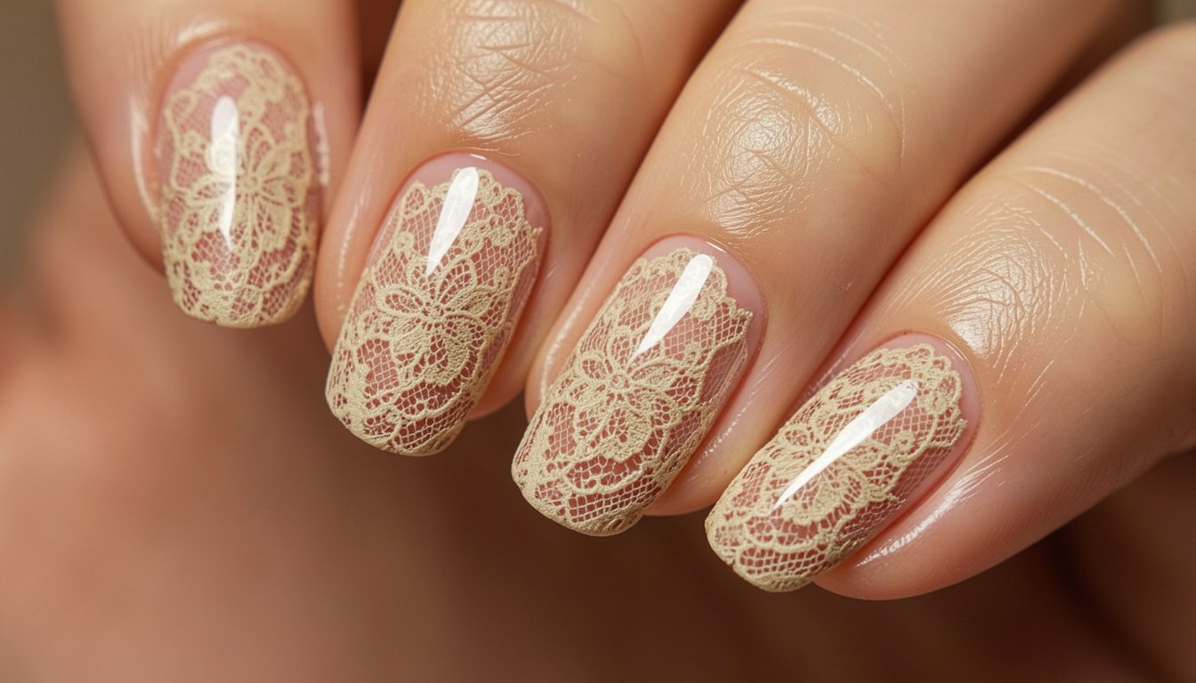Lace Nails Are Back and How to Fix Brittle Nails